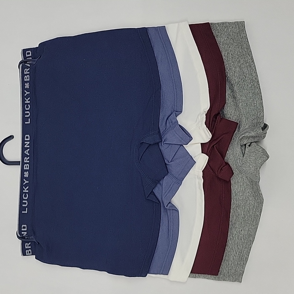 Lucky Brand Women's Boyshorts - Gray, Blue, Red - Picture 3 of 8